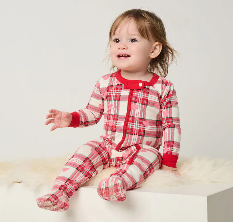 baby girl Christmas pajamas