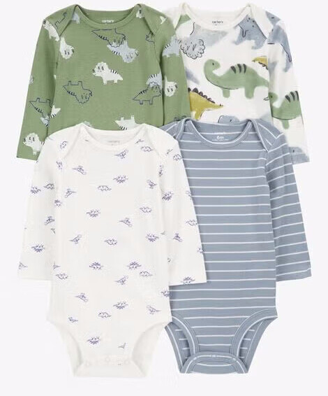 Baby Boy Long Sleeve Onesies