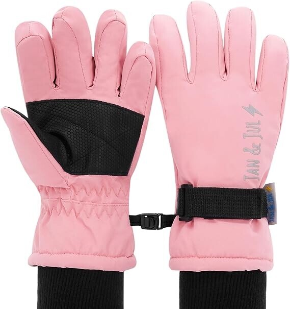 kids waterproof winter gloves