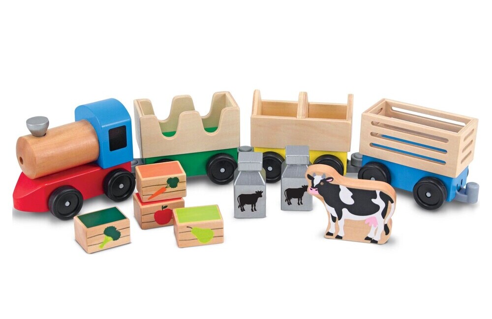 Wooden Toy Train Sets For Toddlers