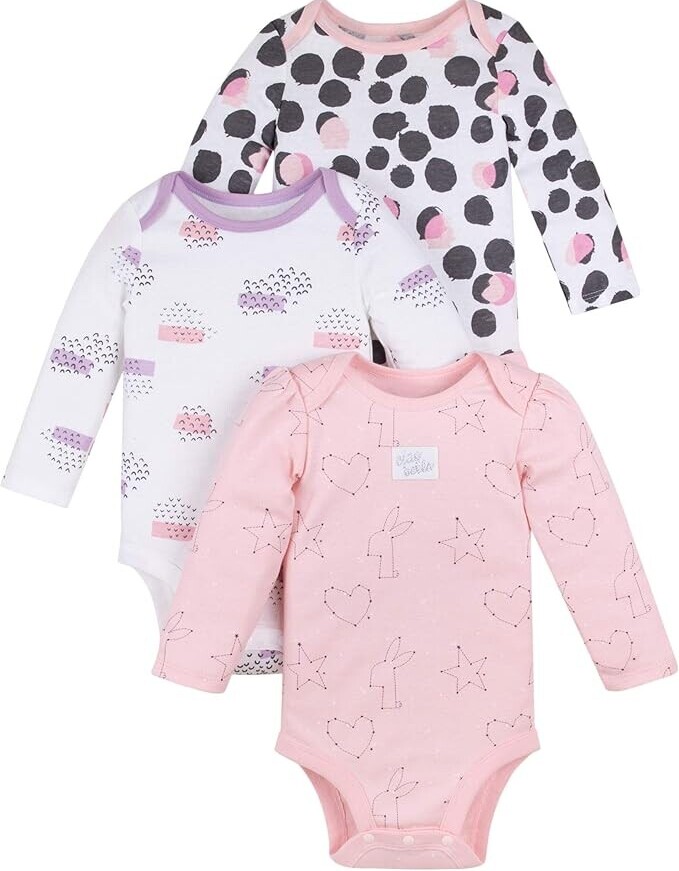 Organic Baby Girl Long Sleeve Onesies