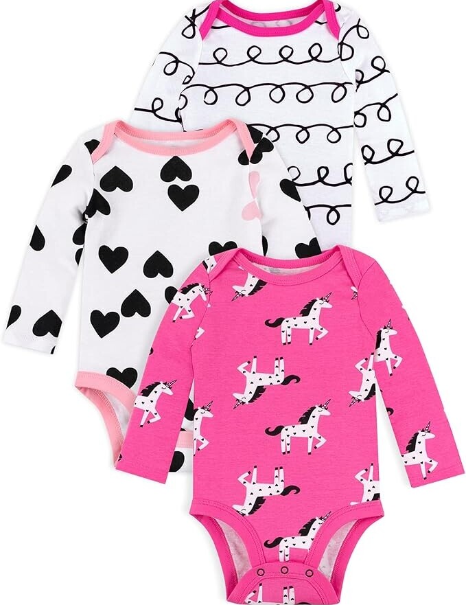 Organic Baby Girl Long Sleeve Onesies