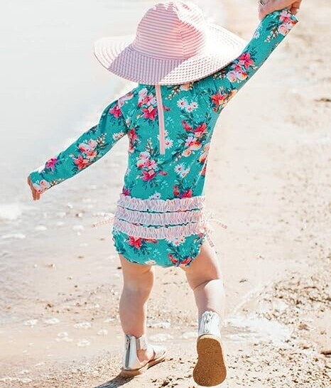 toddler girls one piece swimsuit