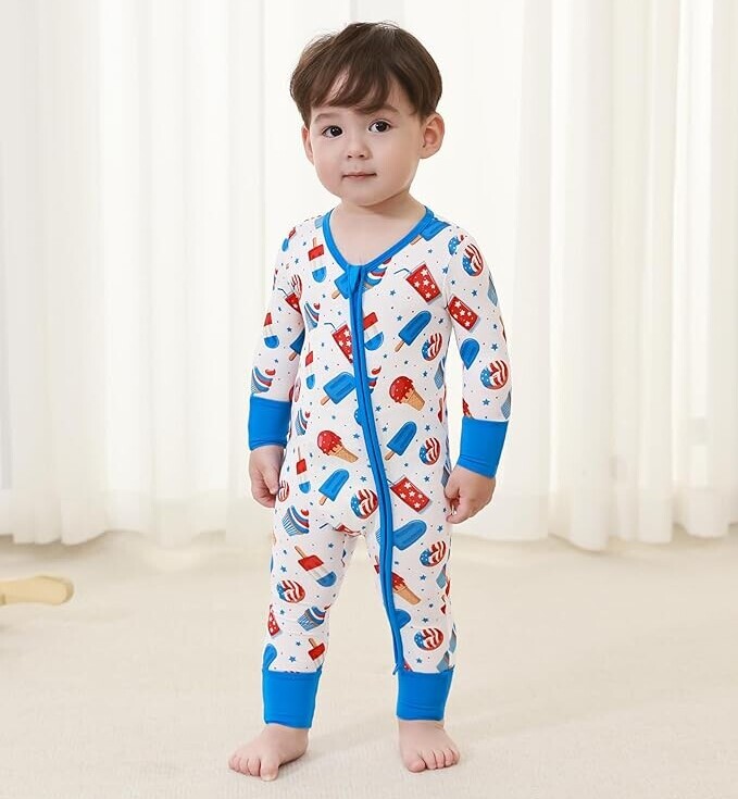 Organic Bamboo Jumpsuits For Toddlers