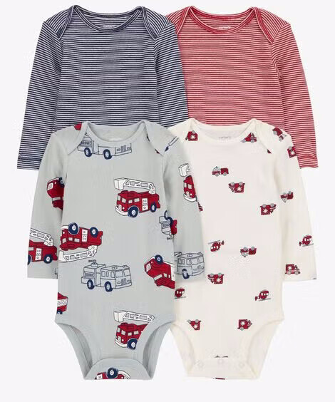 Baby Boy Long Sleeve Onesies