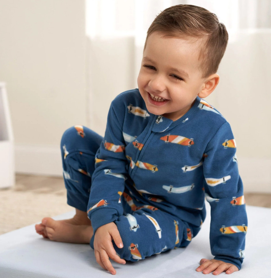 fleece pajamas for toddler boys