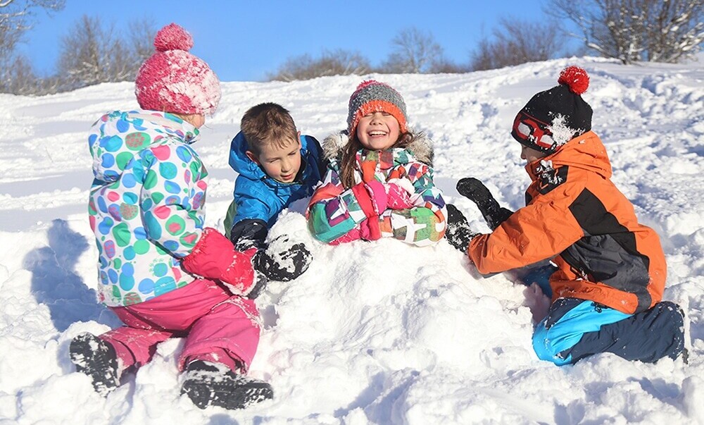 kids waterproof winter gloves
