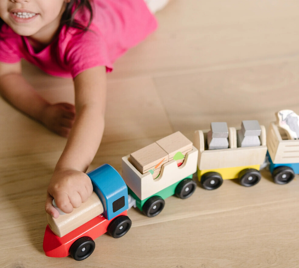 Wooden Toy Train Sets For Toddlers