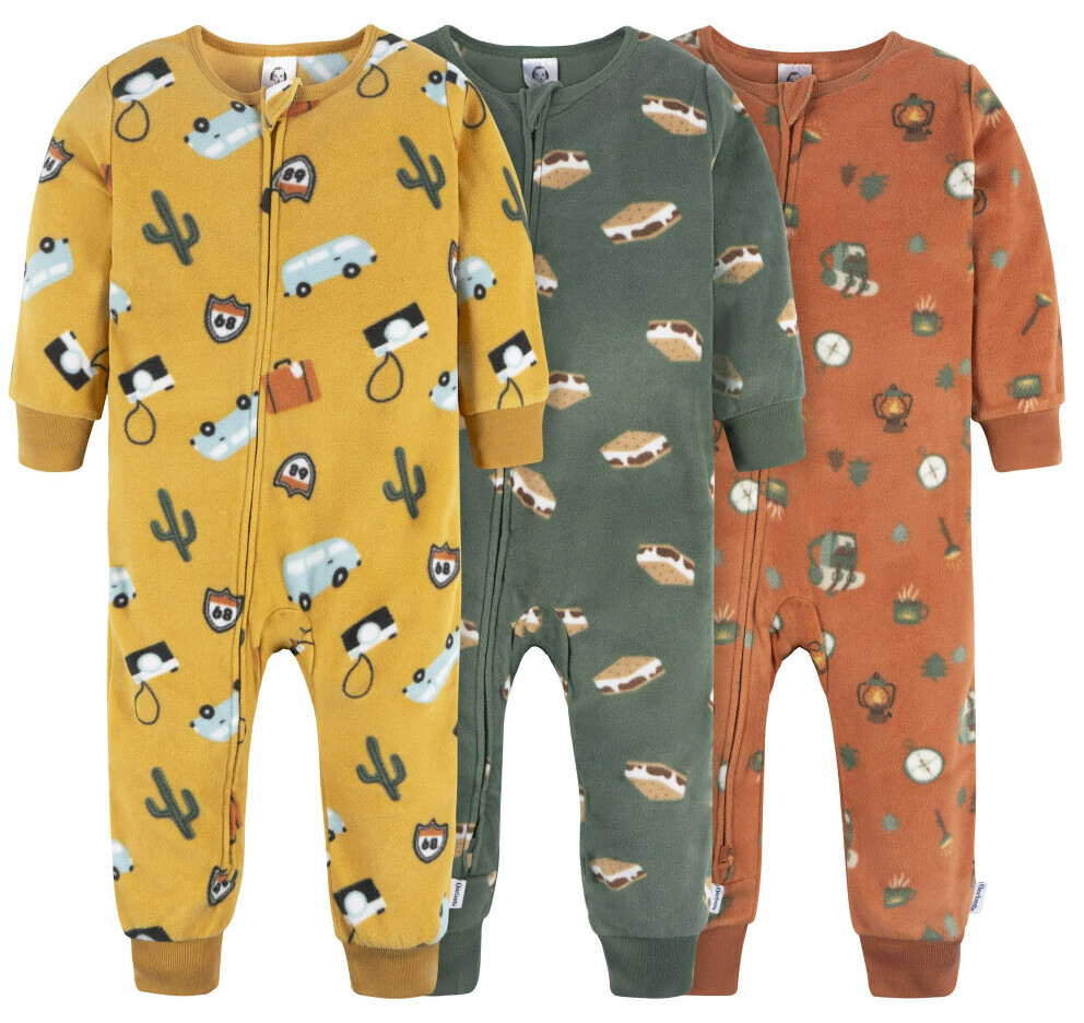 fleece pajamas for toddler boys