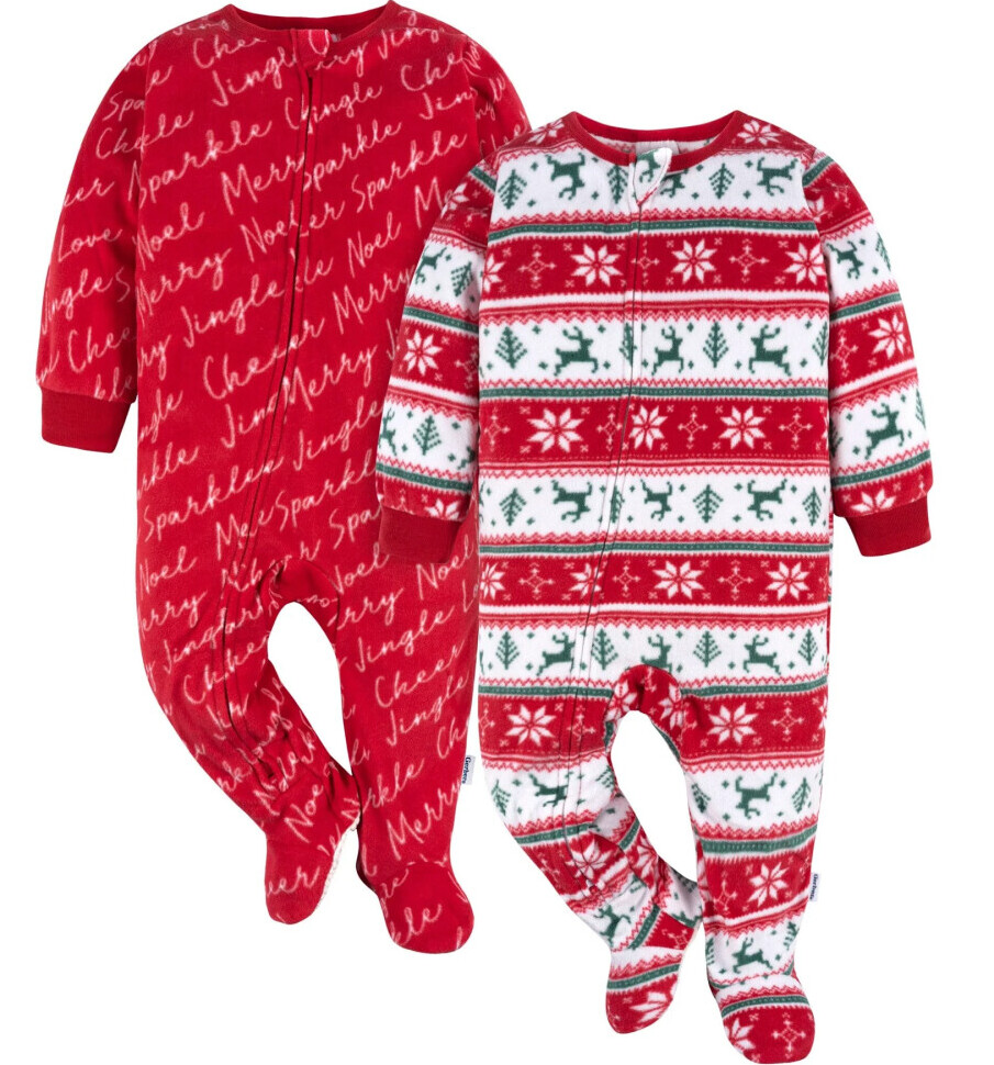 fleece pajamas for toddler boys