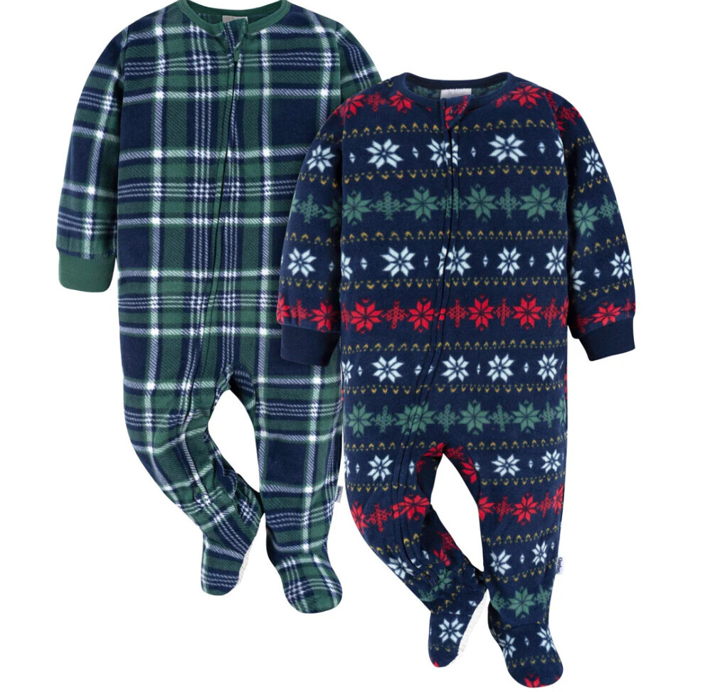 fleece pajamas for toddler boys