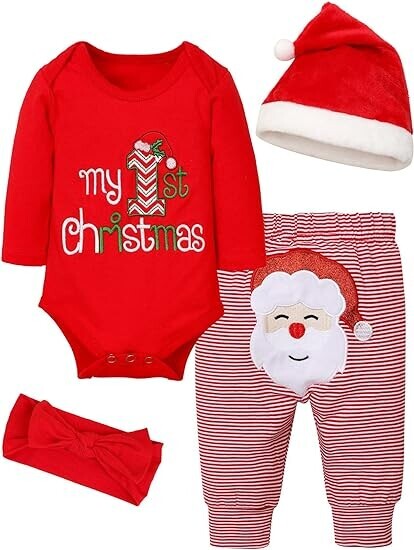 baby girl Christmas pajamas