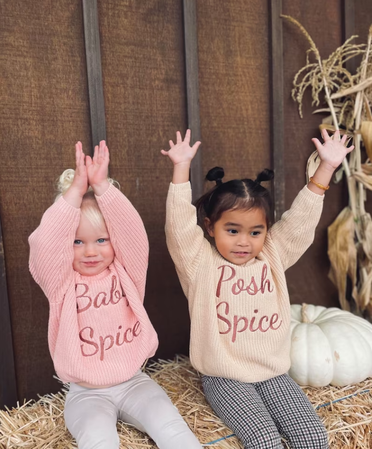 Personalized kids sweaters
