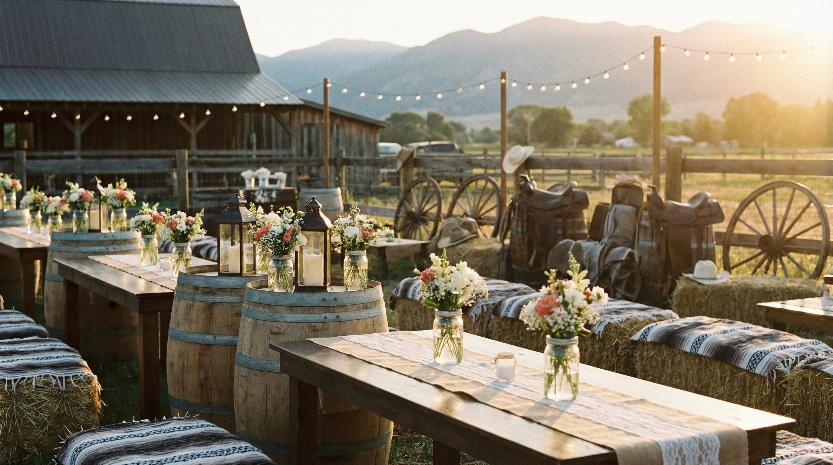 Rustic Western Wedding Decor Ideas