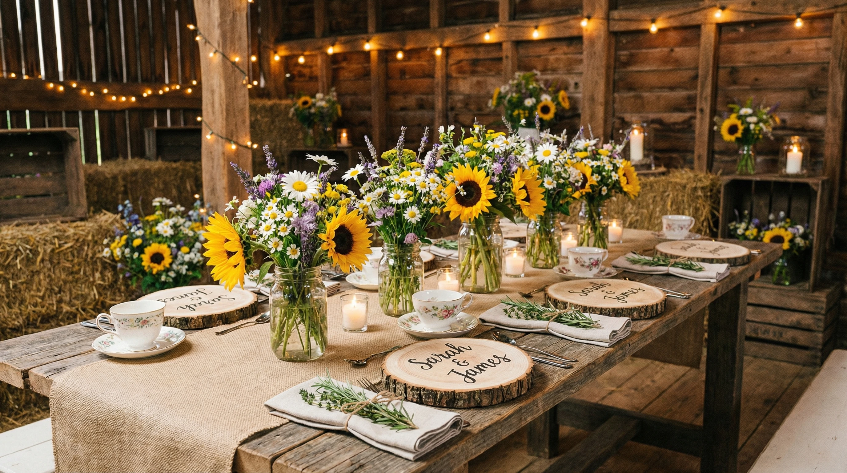 Rustic Wedding Place Card Ideas