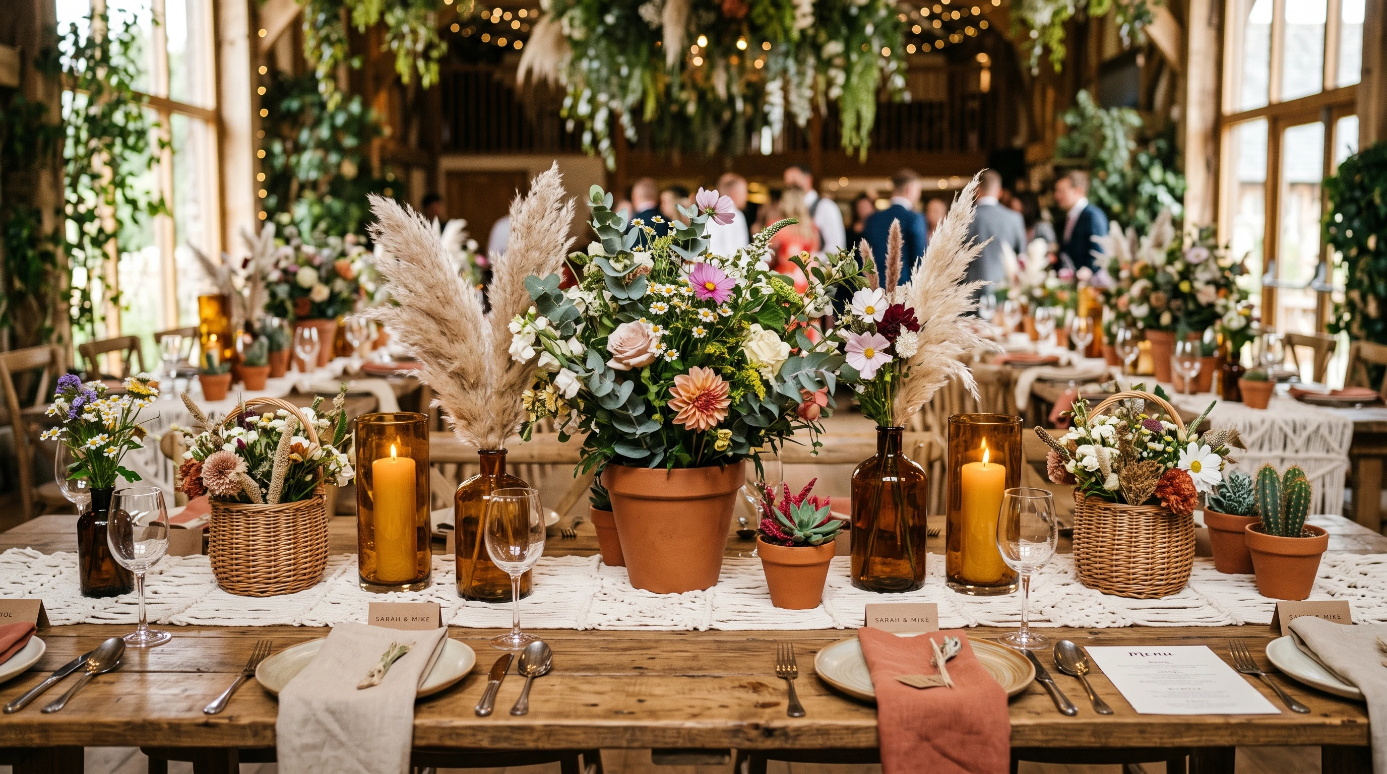 Boho Wedding Centerpiece Ideas inspiration
