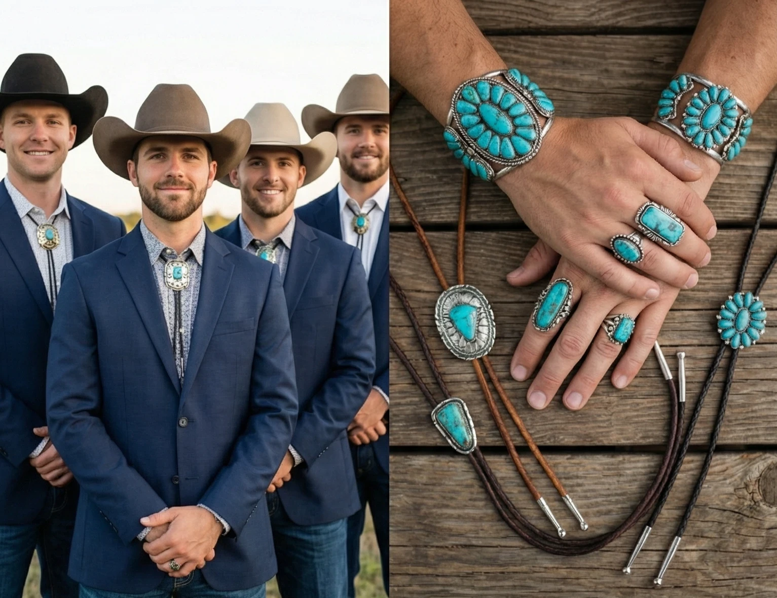 Western wedding jewelry