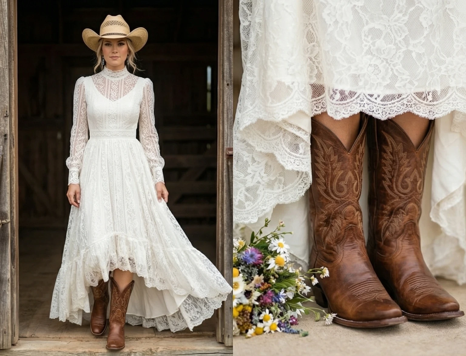 Western bride