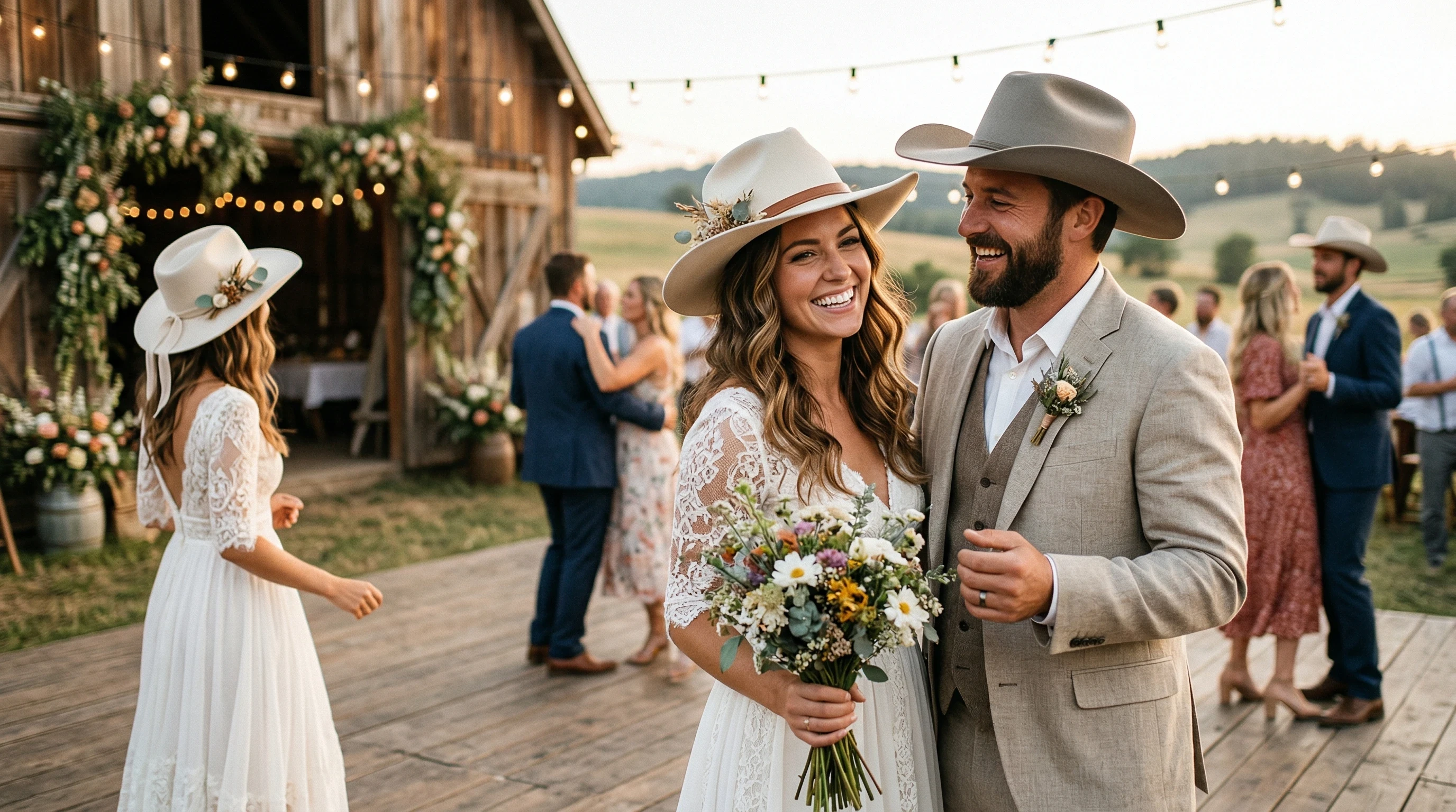 Cowgirl-hat-wedding
