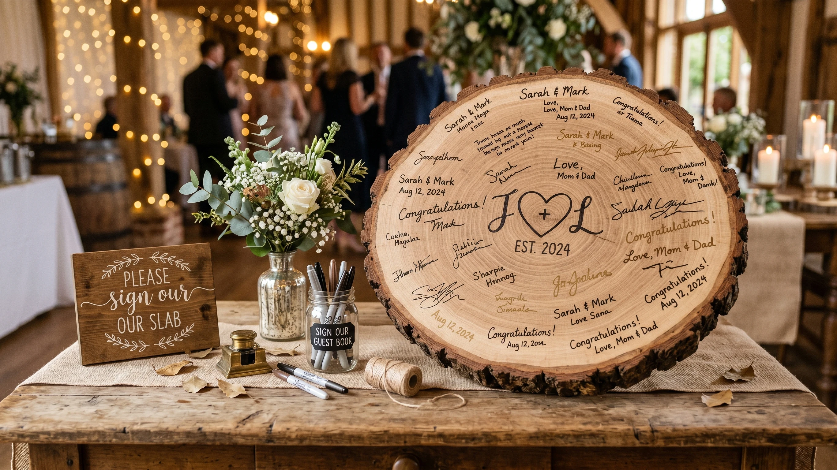 Rustic-wedding-guest-book
