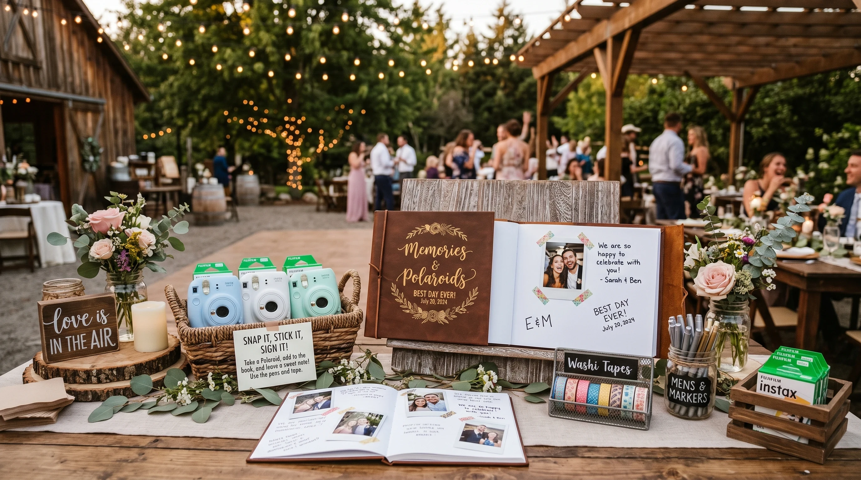 Rustic-wedding-guest-book