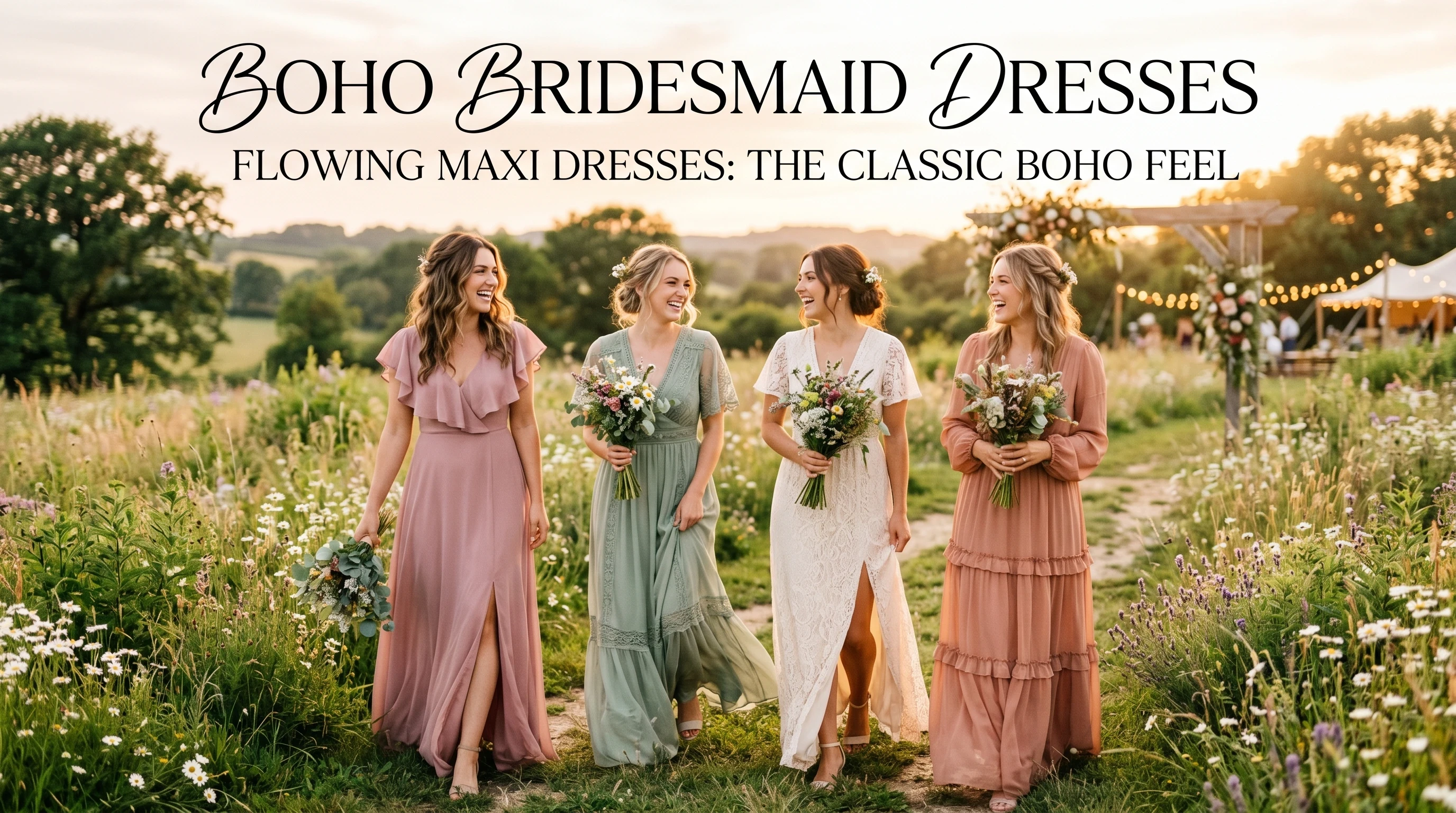 Boho-bridesmaid-dresses
