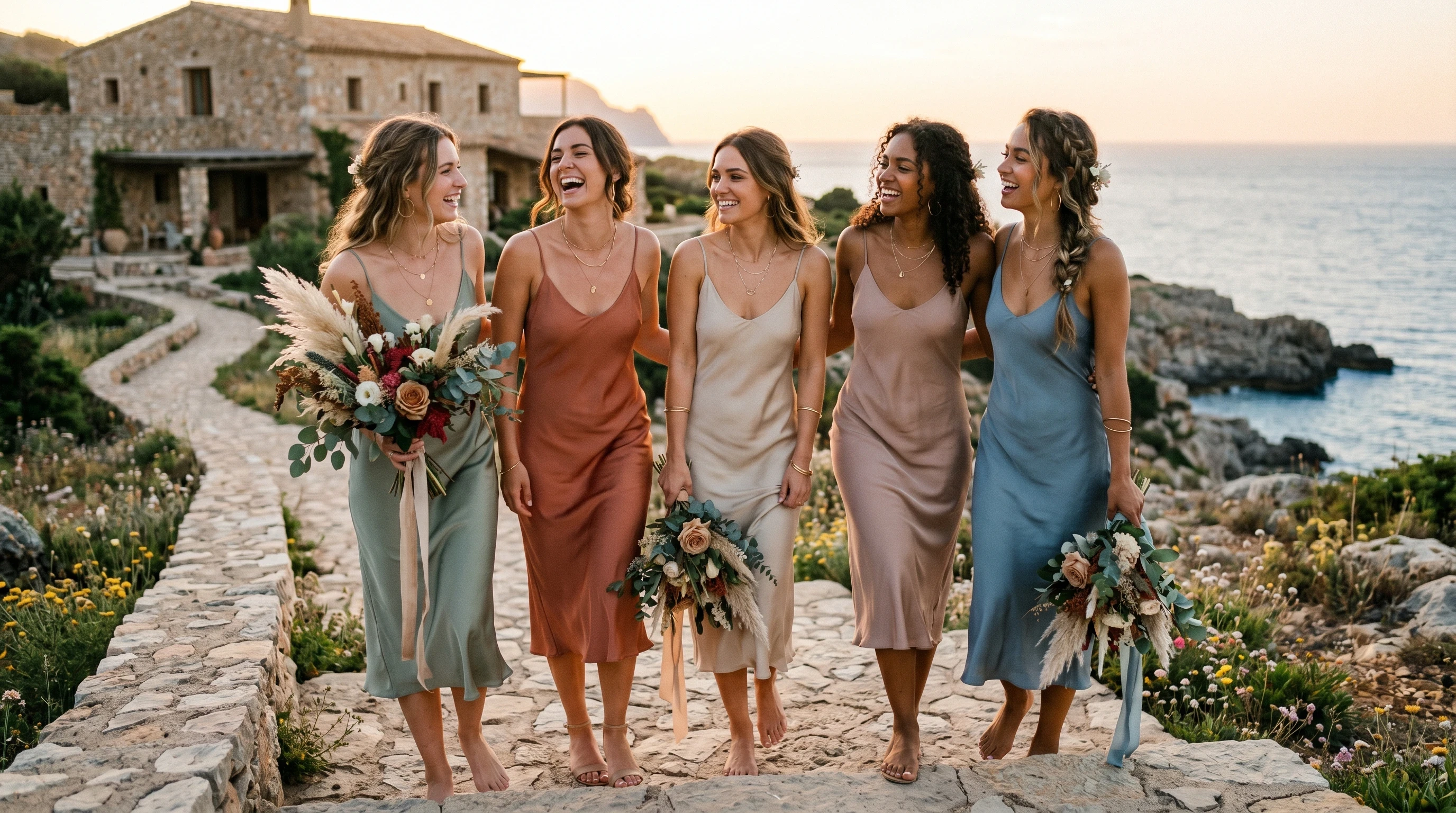 Boho-bridesmaid-dresses
