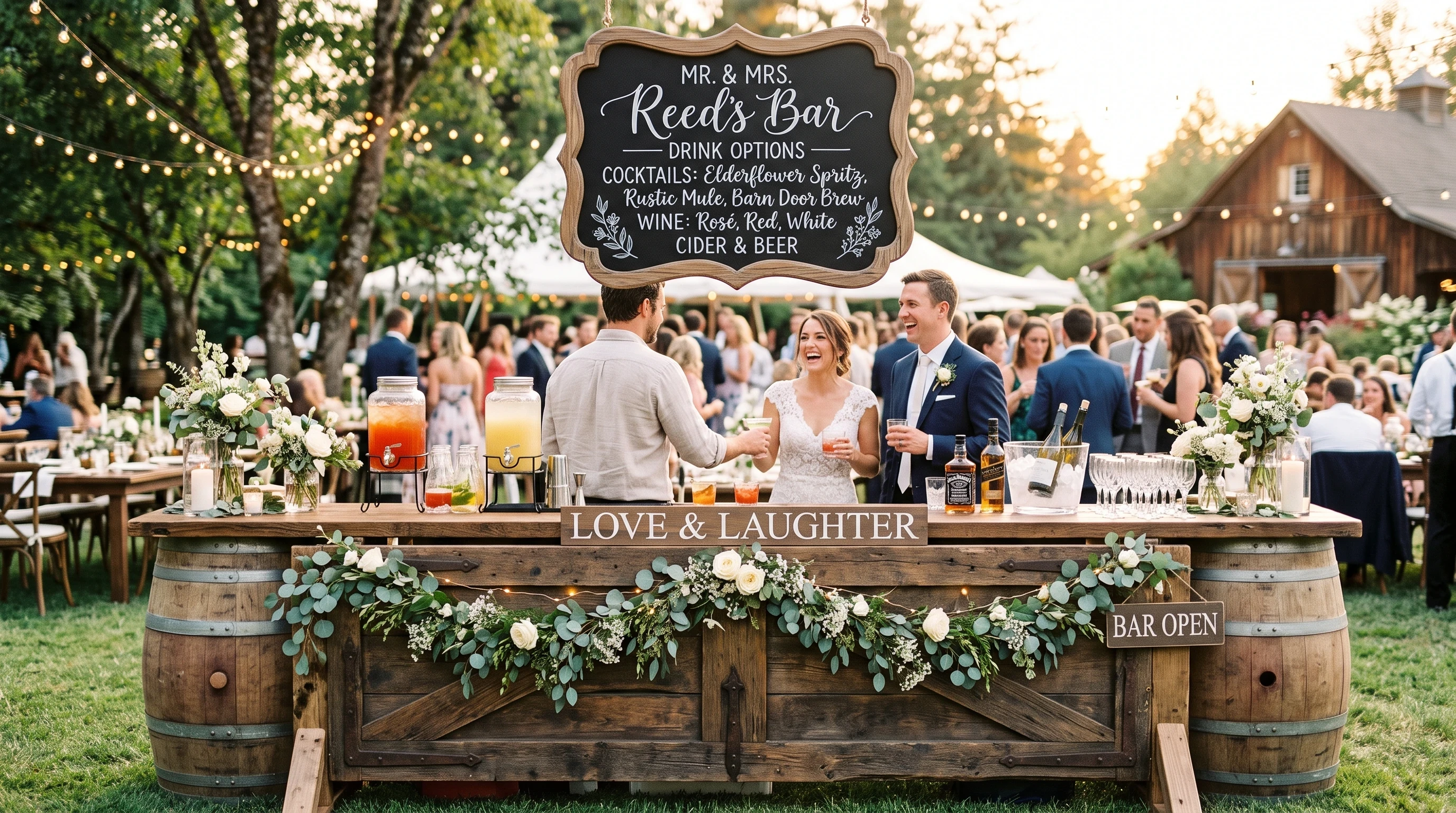 Rustic-wedding-bar