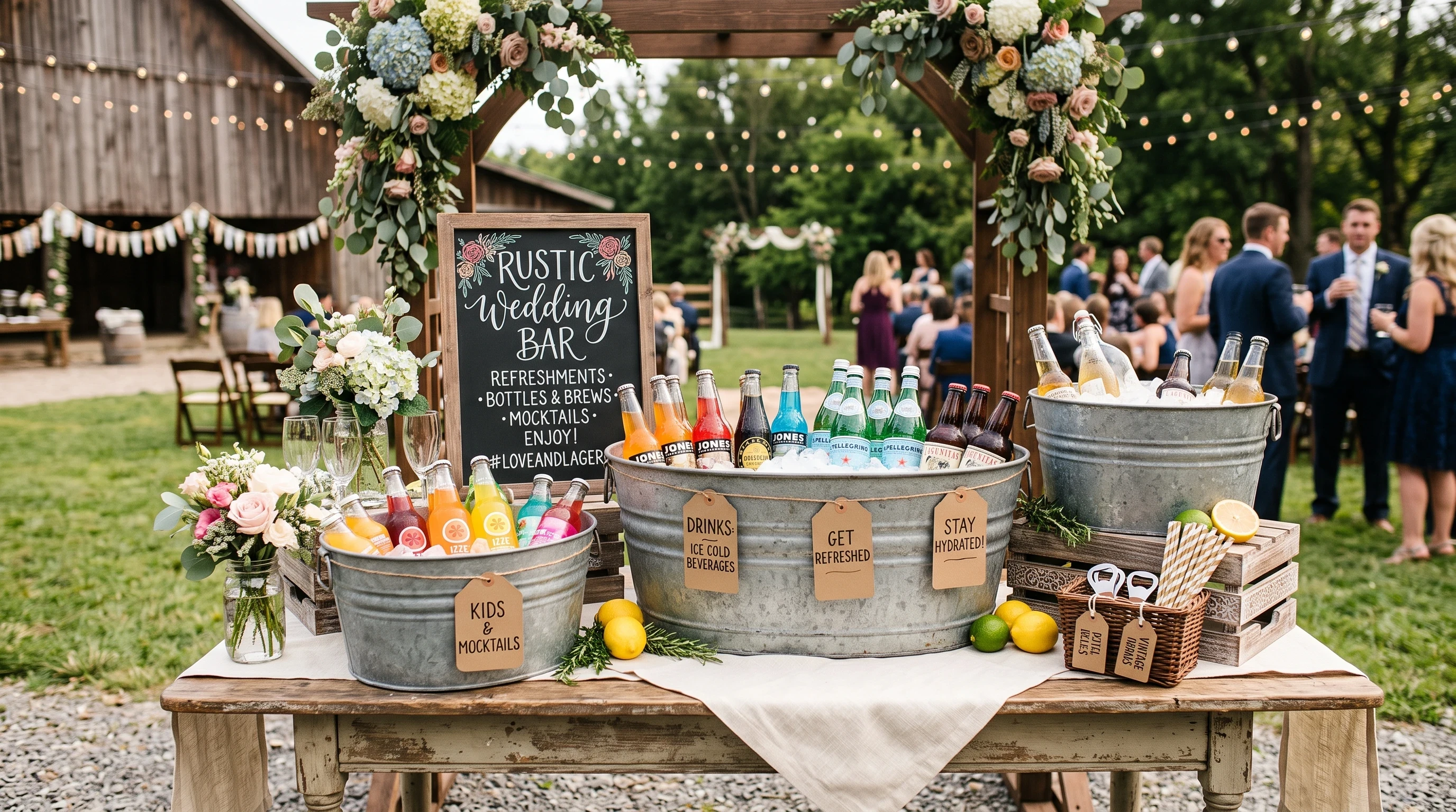 Rustic-wedding-bar