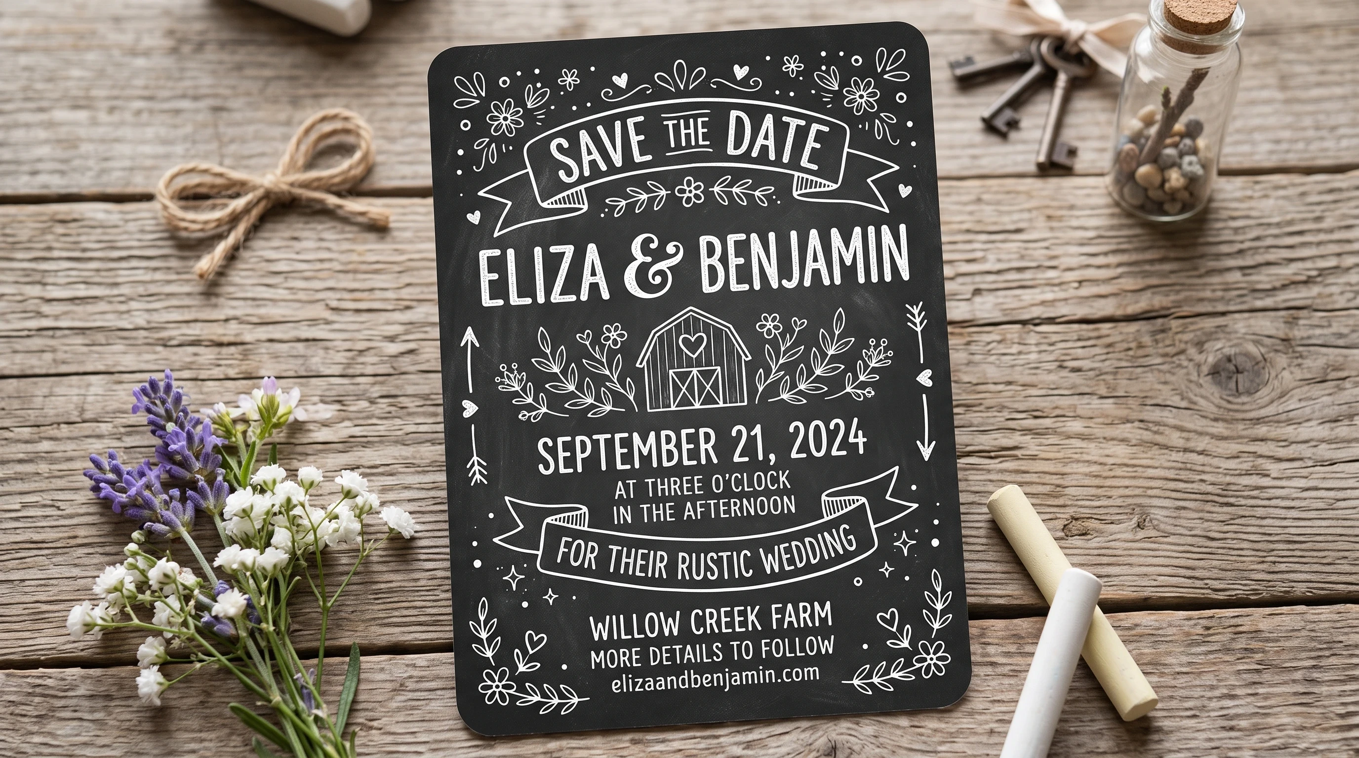 Rustic-wedding-save-the-date