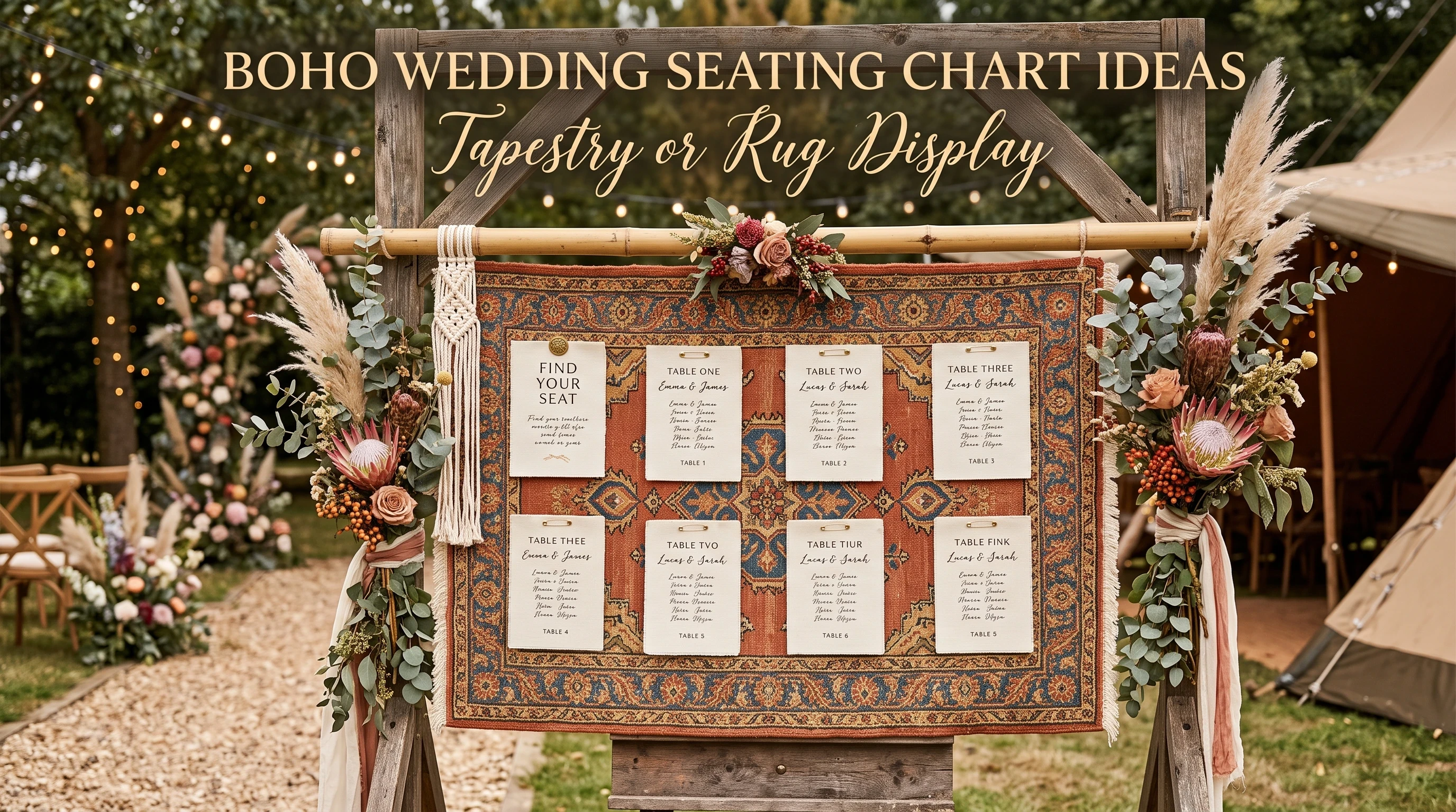 Boho-wedding-seating-chart-ideas