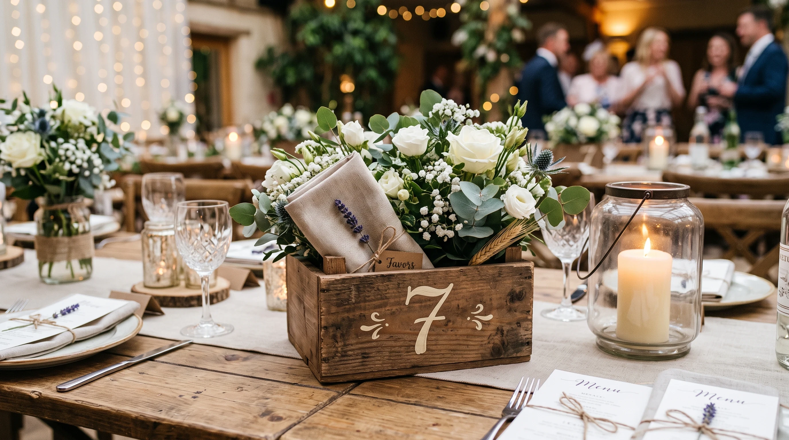 Rustic-table-number-ideas
