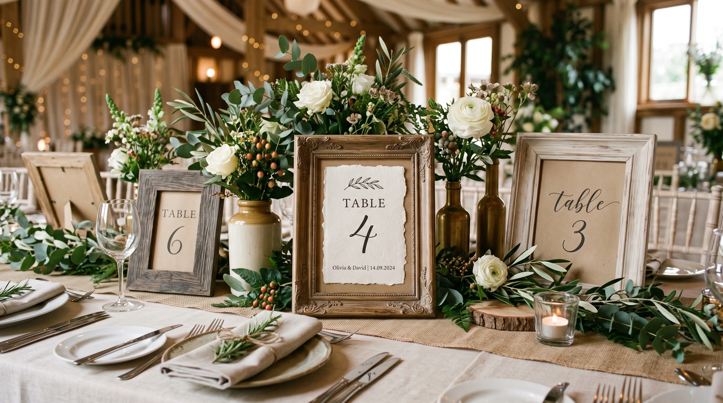 Rustic-wedding-table-number-ideas