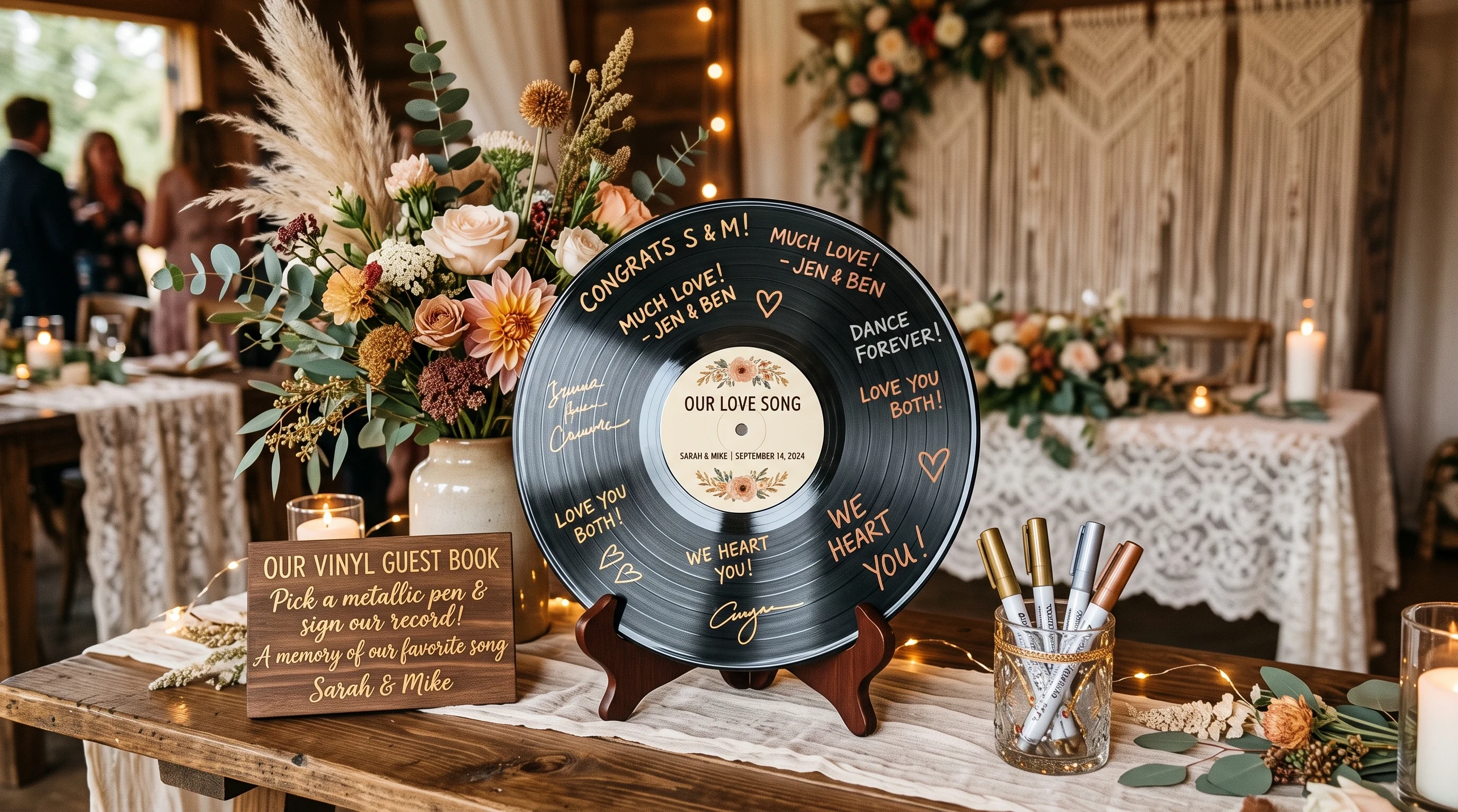 Wedding guest book ideas 