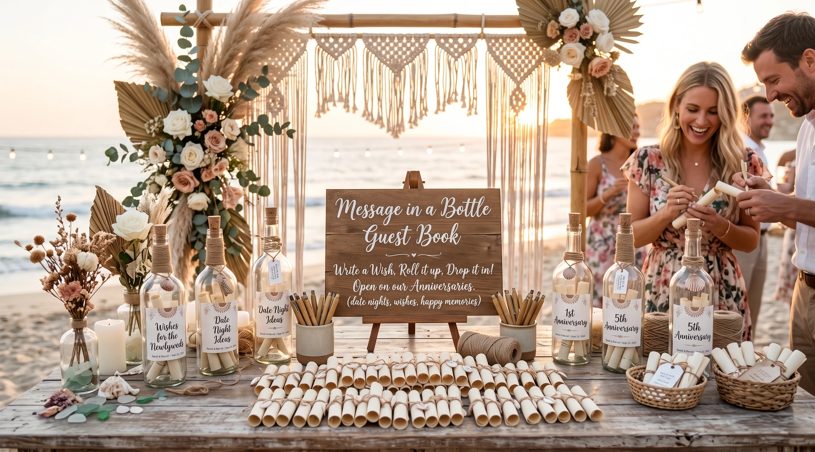 Wedding guest book