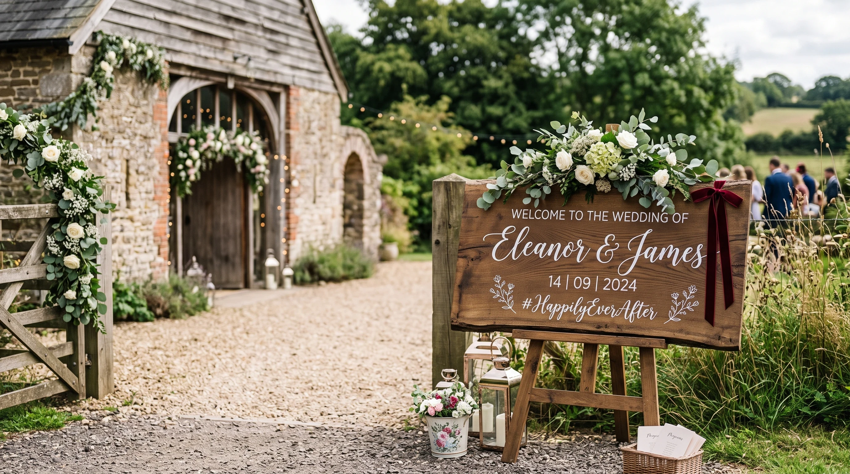 Wedding day stationery