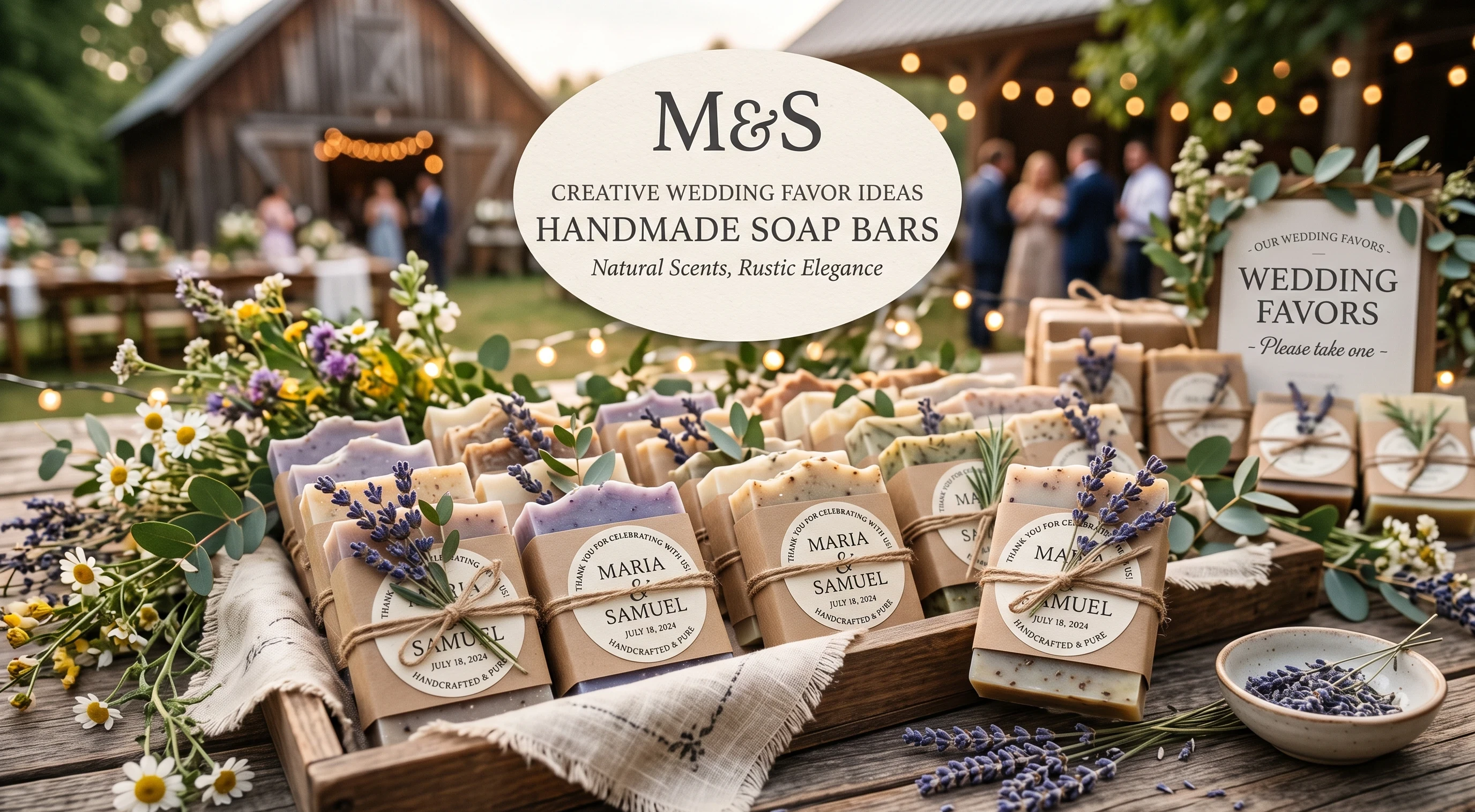 Wedding favors soap