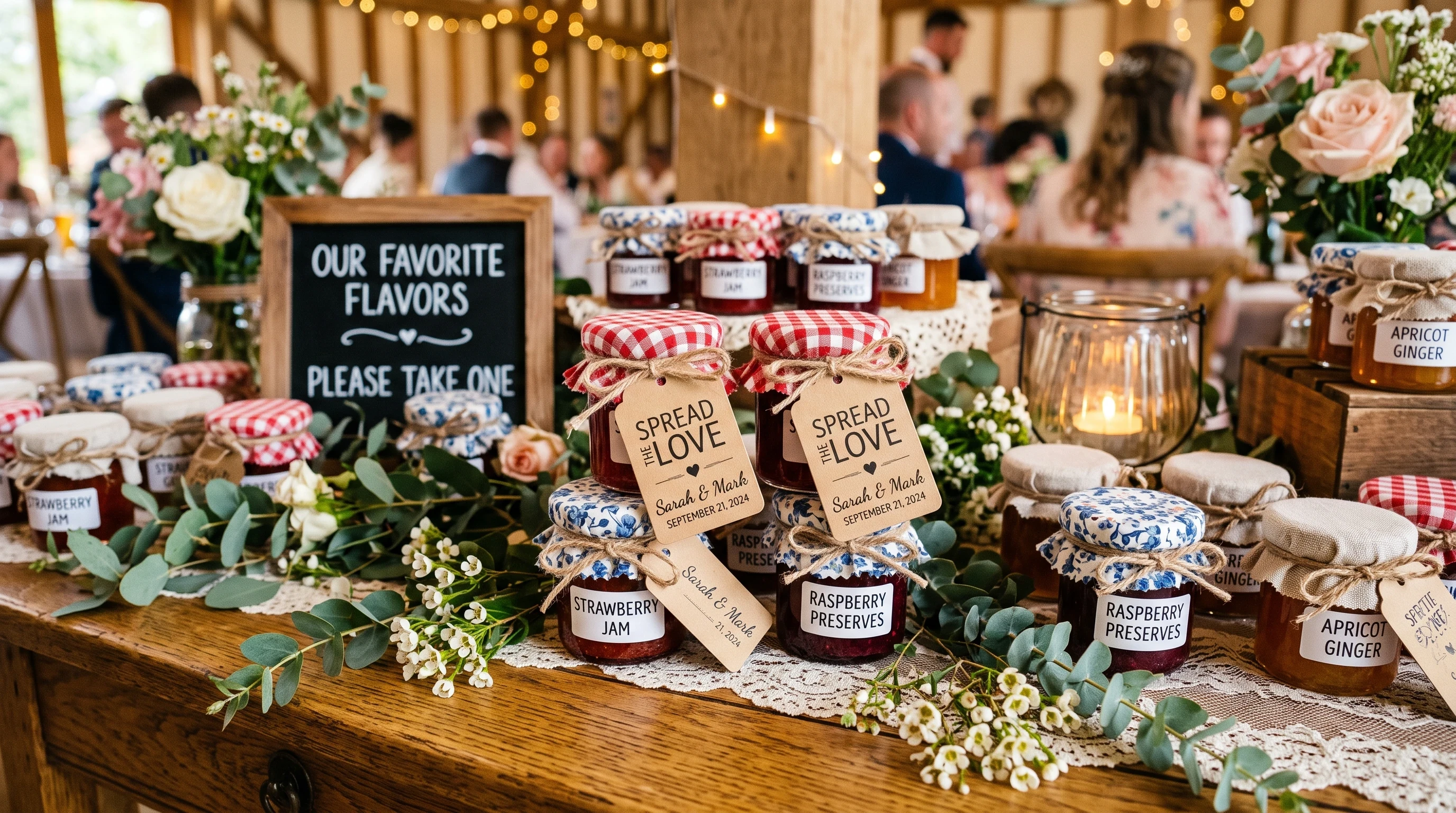 Wedding favors jam