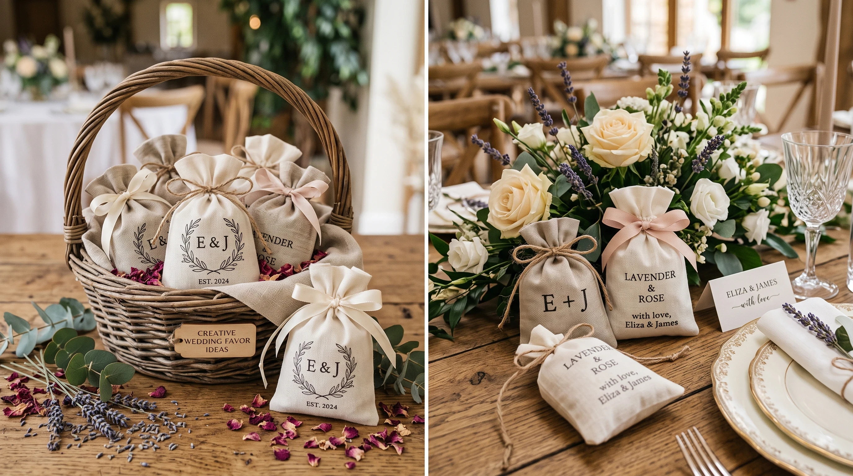 Creative wedding favor ideas