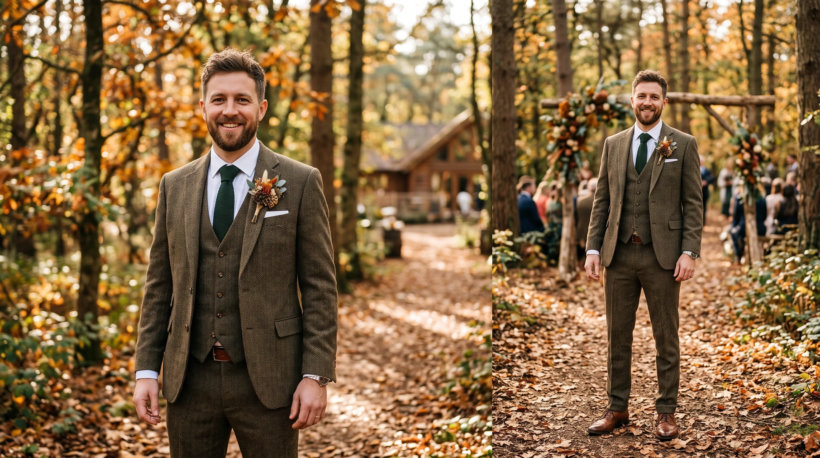 Groom attire Rustic Tweed Suit or Separates