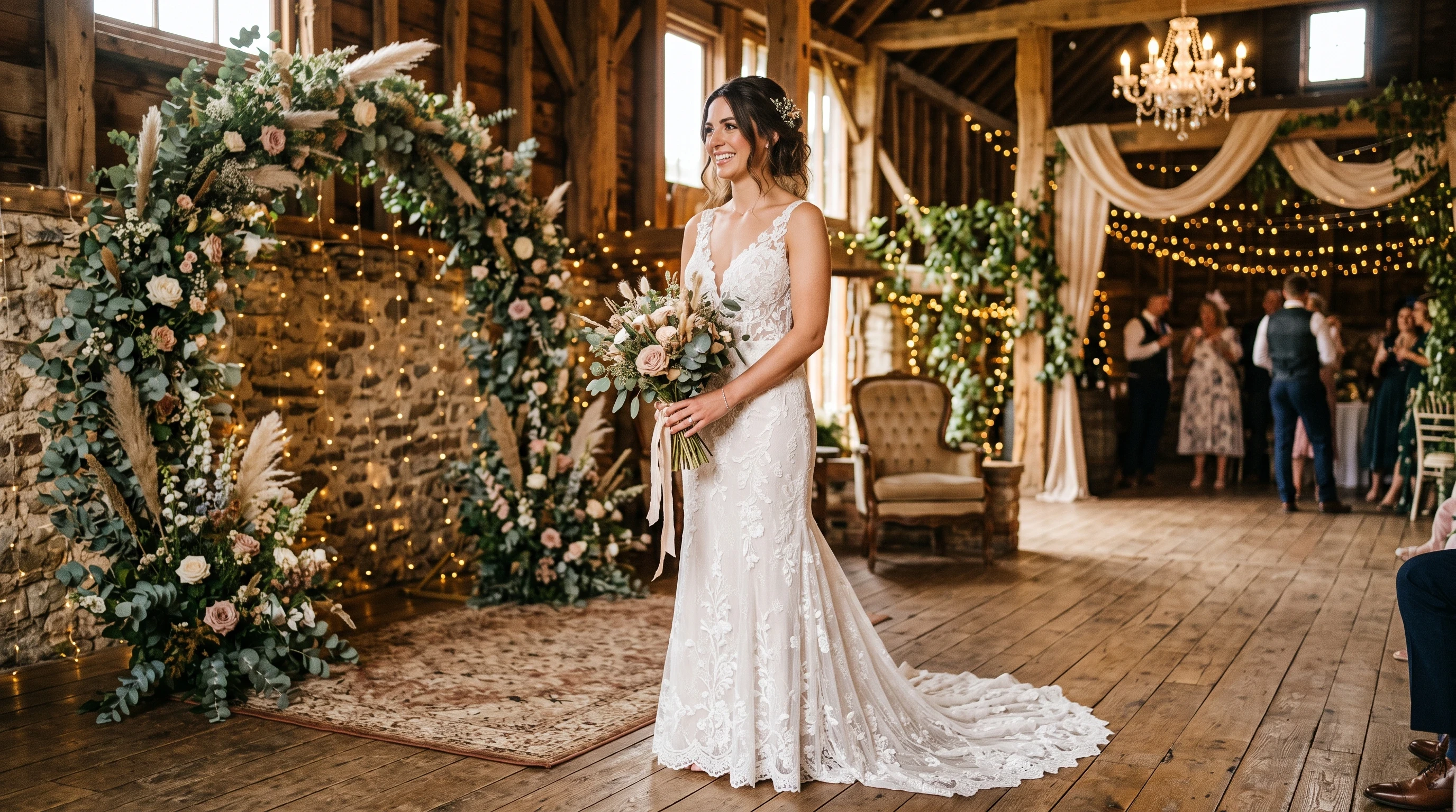 Rustic Wedding Dress Ideas for Fitted Rustic Wedding Dress