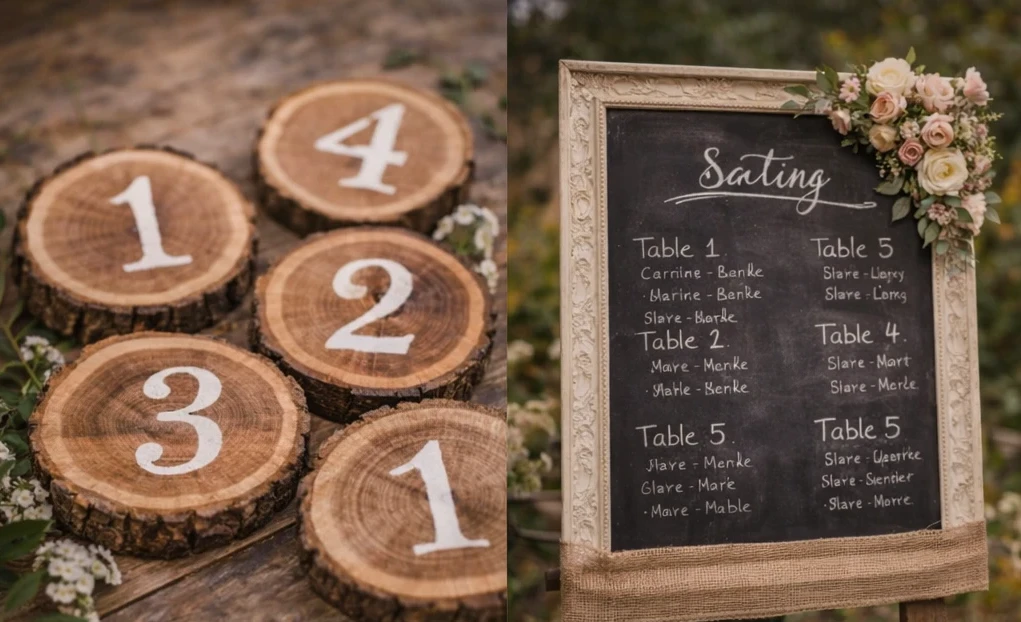 Wedding tablesetting