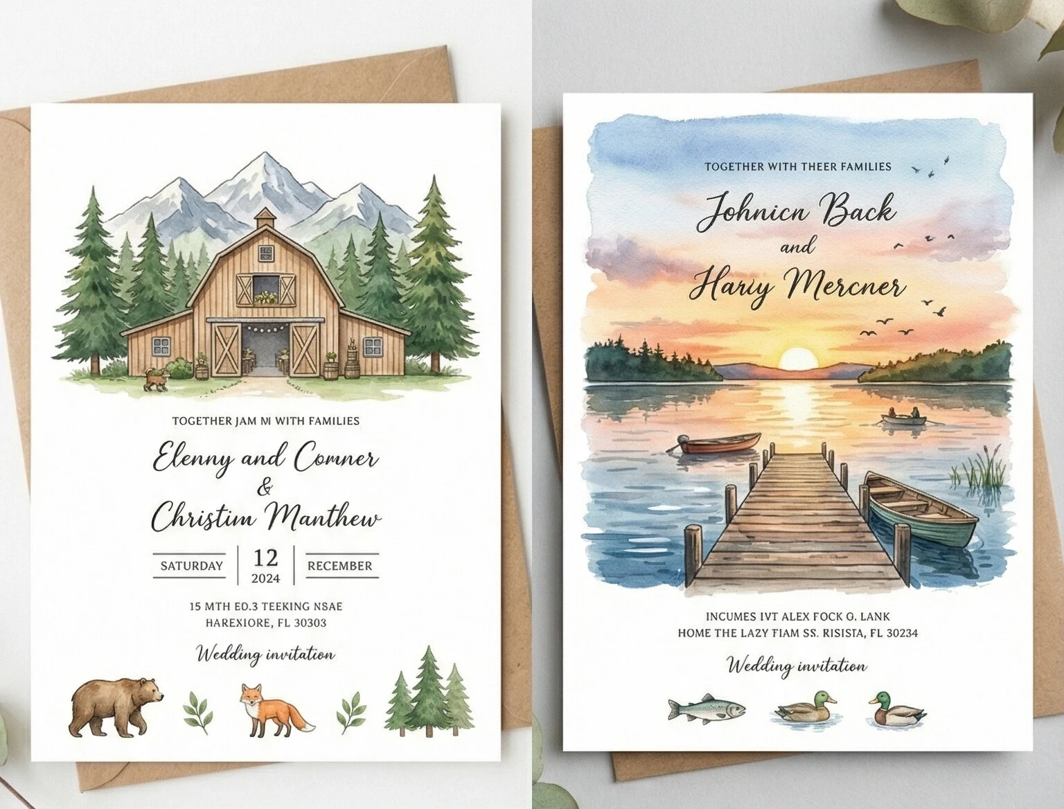 Wedding invitations