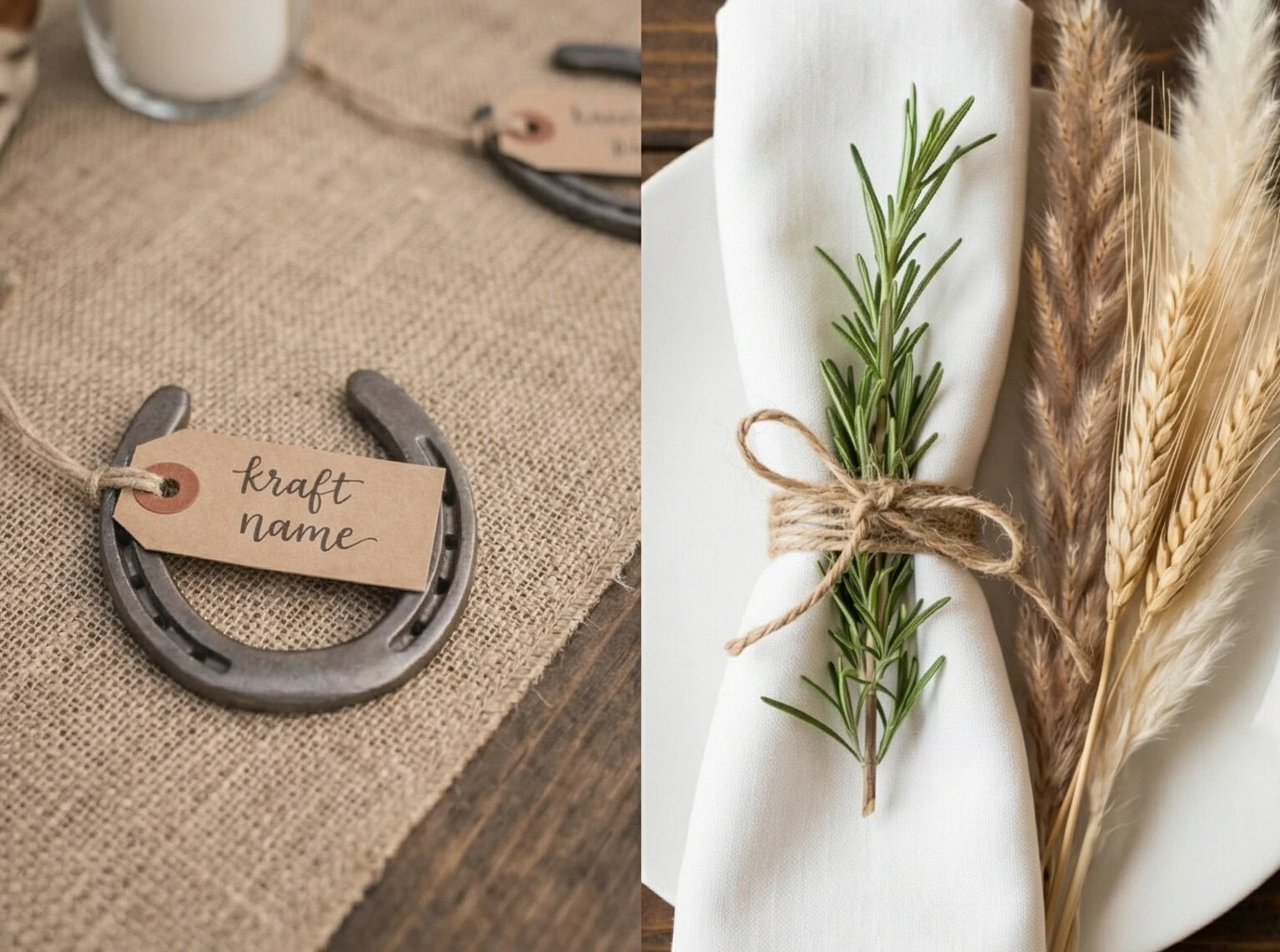 Wedding table setting 