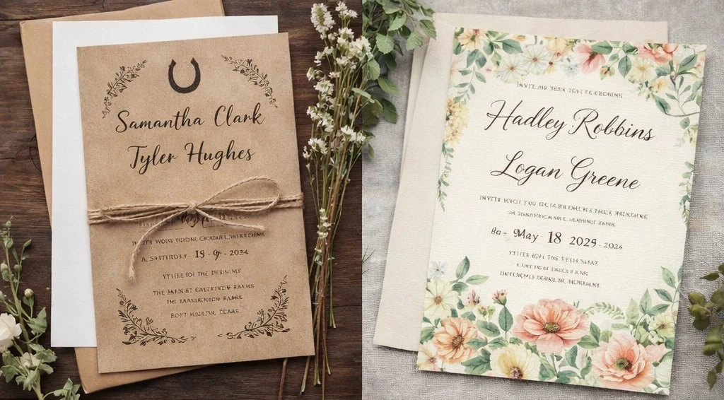Wedding invitations