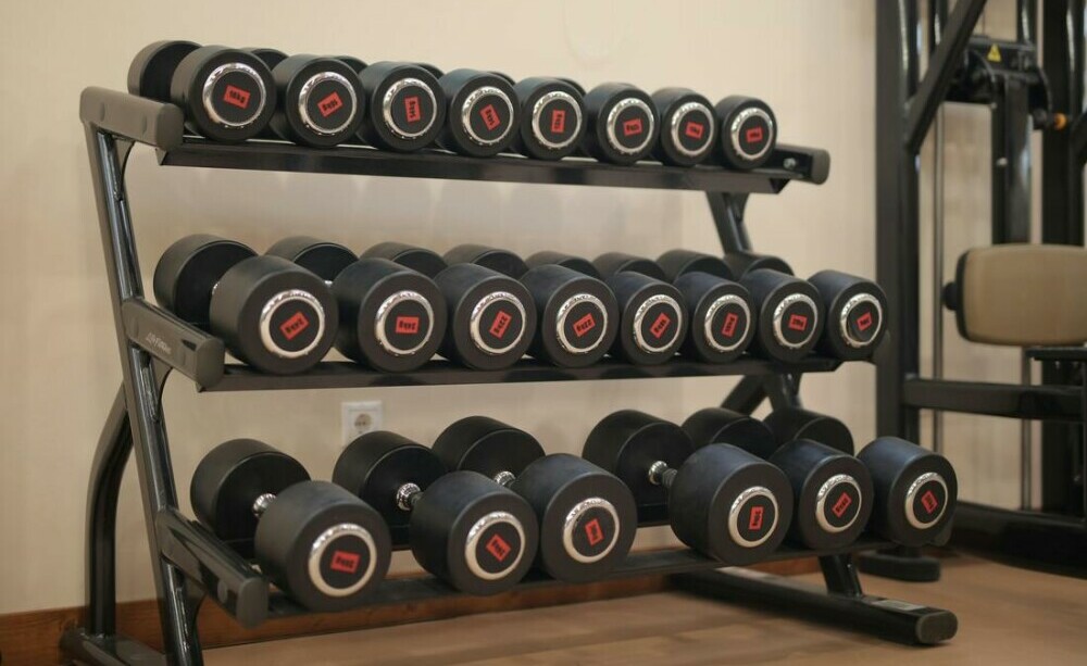 Range of Dumbbells of different weights