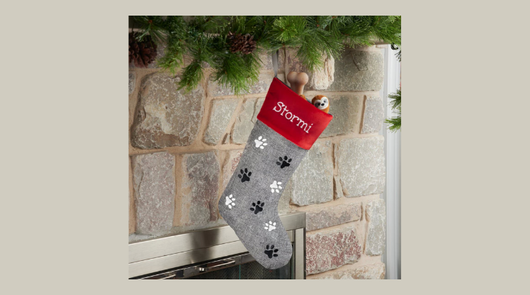 dog Christmas stocking