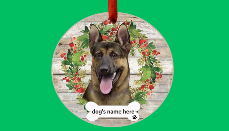 German Shepherd Dog Ornament