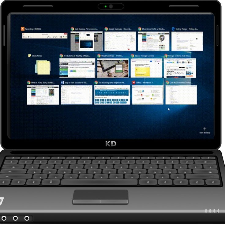 how to split my computer screen into two