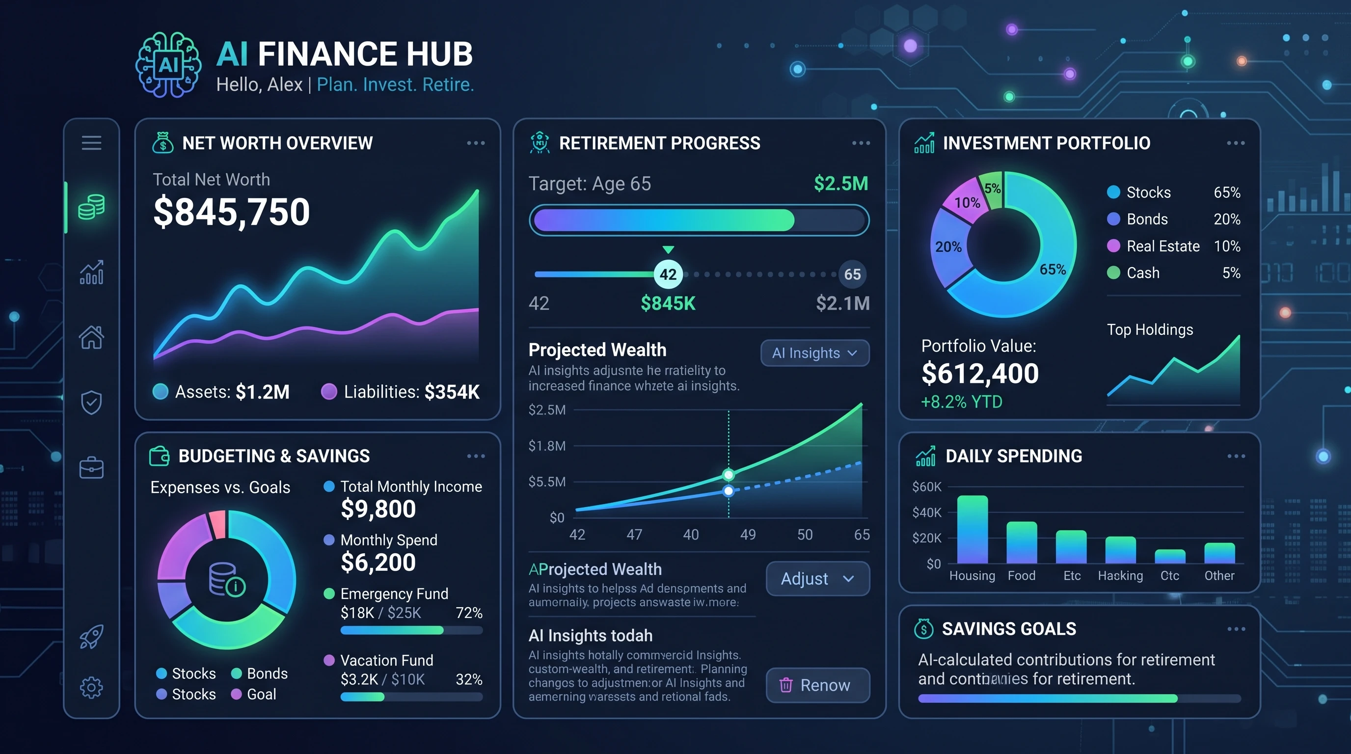 AI-powered retirement planning tools simplifying finances